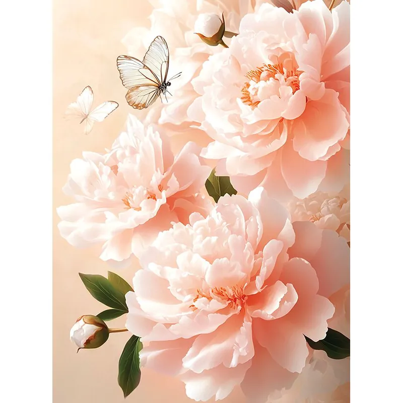 Grande successo | Kit ricamo diamante su telaio Art City Peonie