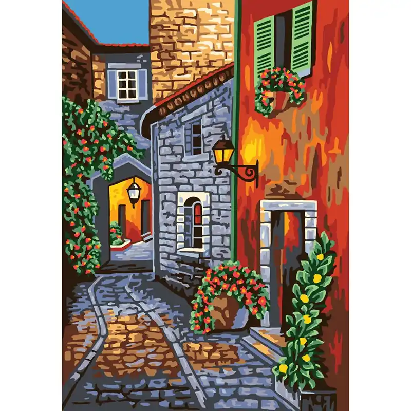 Spedizione veloce - Canovaccio antico Gobelin. L Vietta - con matassine MOULINE DMC