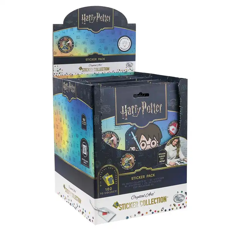 Nuovo prodotto - Porta-diamanti Crystal Art D.I.Y Confezione da 20 pacchetti da 3 adesivi di Harry Potter