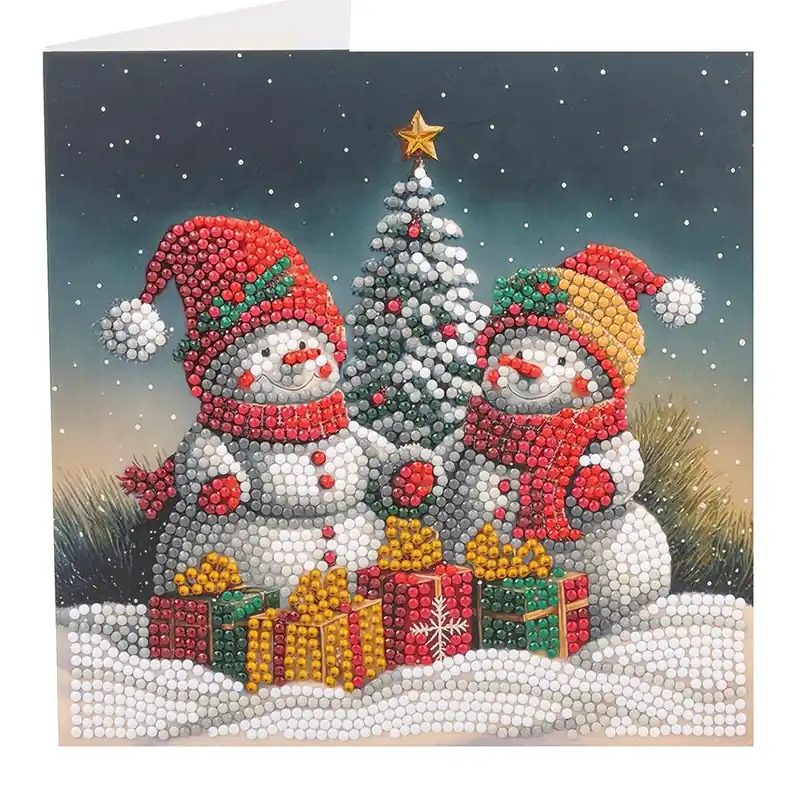 Nuovo prodotto | Carta con ricamo a diamante Crystal Art D.I.Y Sorrisi di festa