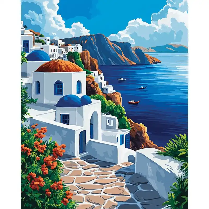 Nuovo in catalogo | Kit ricamo diamante su telaio Art City Grecia