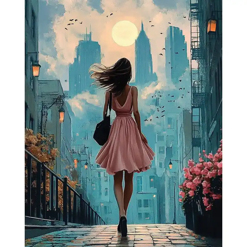 Novità in catalogo | Kit ricamo diamante su telaio Art City Midi a New York