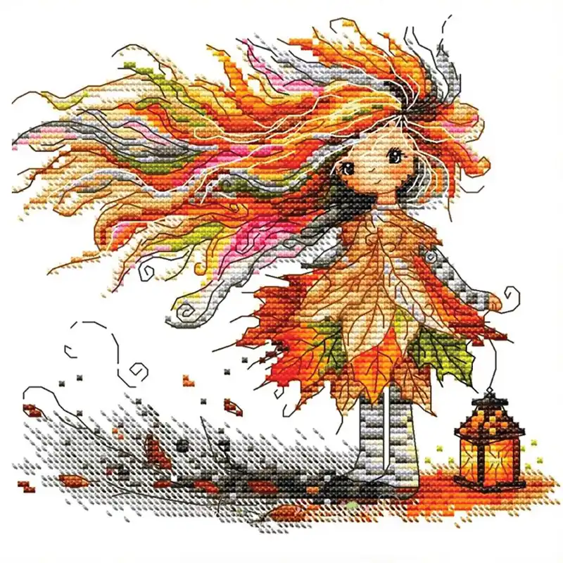 Foglio di punto croce Les petites croix de Lucie Il grande marcatore degli alberi della vita - Ultima occasione