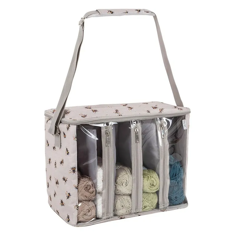 Magazzino per maglieria/aggancio Hobby Gift Borsa per maglieria “Abeille” - Soddisfatti o rimborsati
