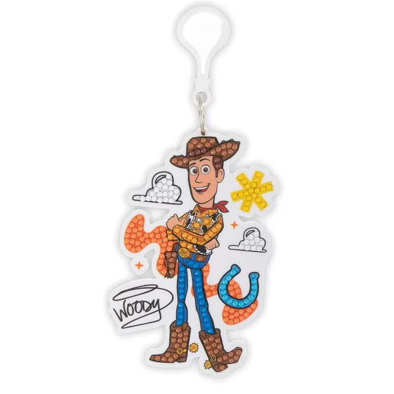 Portachiavi ricamo diamante Crystal Art D.I.Y woody | Novità nello shop