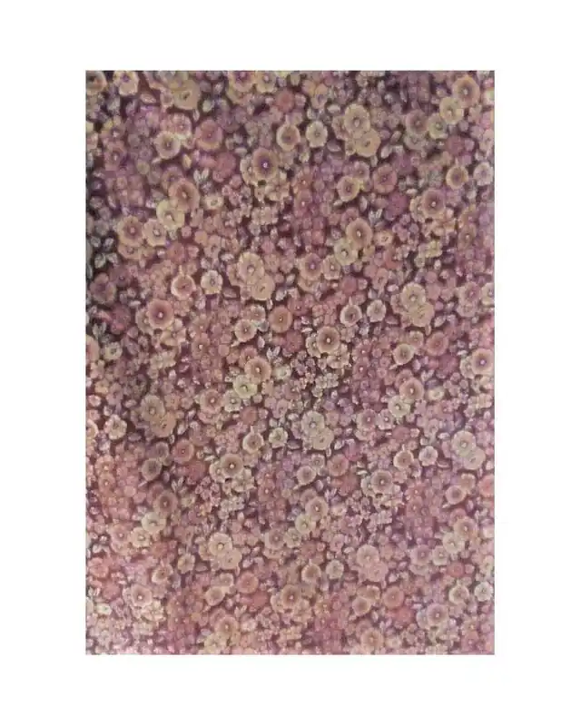 Qualità premium | Tessuto puro cotone stampato fiori rosa provenzale alto 150 cm