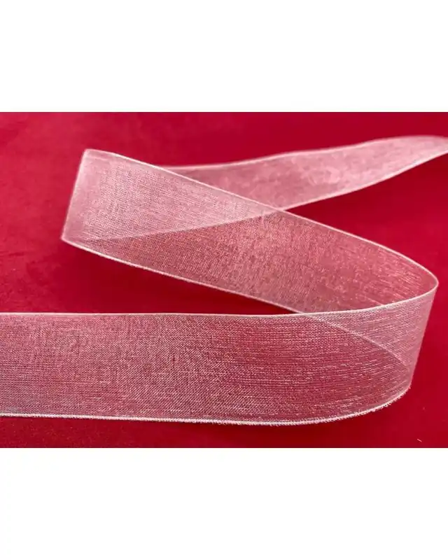 Ora disponibile | Nastro Organza 25 mm 2 Metri 100% Poliestere