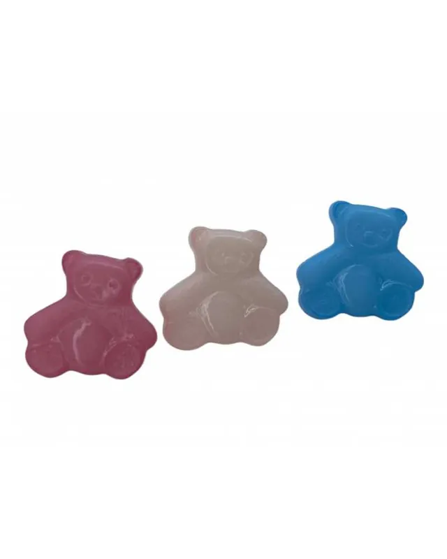 Prezzo ridotto | 2 Pezzi Bottoni Baby Orsetto in Resina Gambo Asola 1 cm