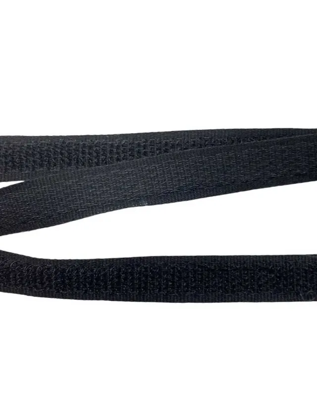Poche unità rimaste - Nastro Chiusura Nero Cucibile Alto 1 cm