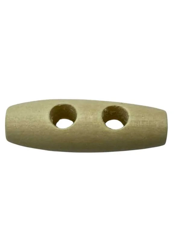 Bottone Olivette 2 Fori Alamaro in Legno Naturale 3x1 Cm - Risparmio extra