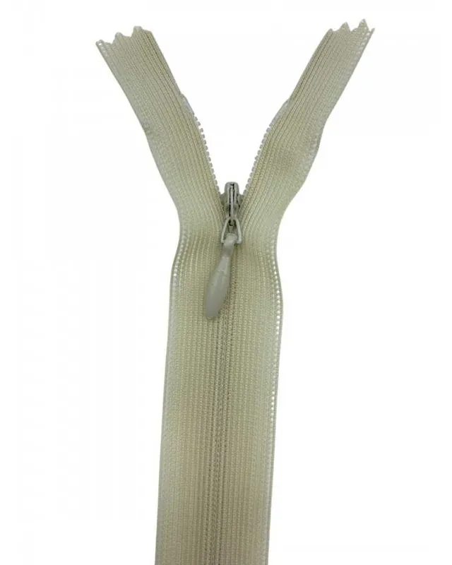 Cerniera Lampo Chiusura Zip Fettuccia Invisibile Fissa Cursore Metallo 20 cm - Consigliato