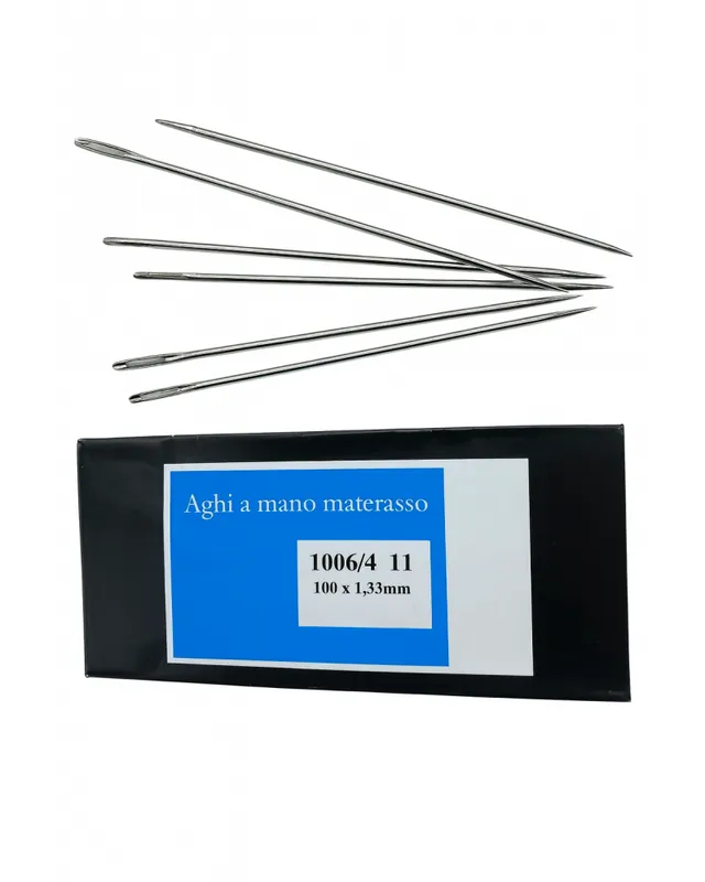 Ago a Mano per Materasso – Misura 100x1,83 mm – Acciaio – Prezzo per Singolo Ago – Cucitura Pesante - Fino a esaurimento