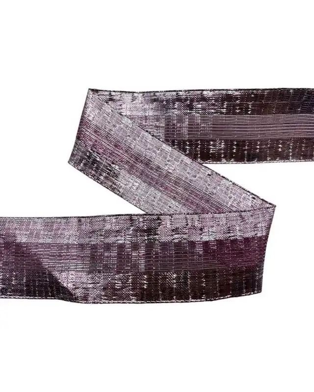 Premium | Nastro Lurex Fasciato Metallico Modellabile Altezza 4 cm Prezzo al Metro