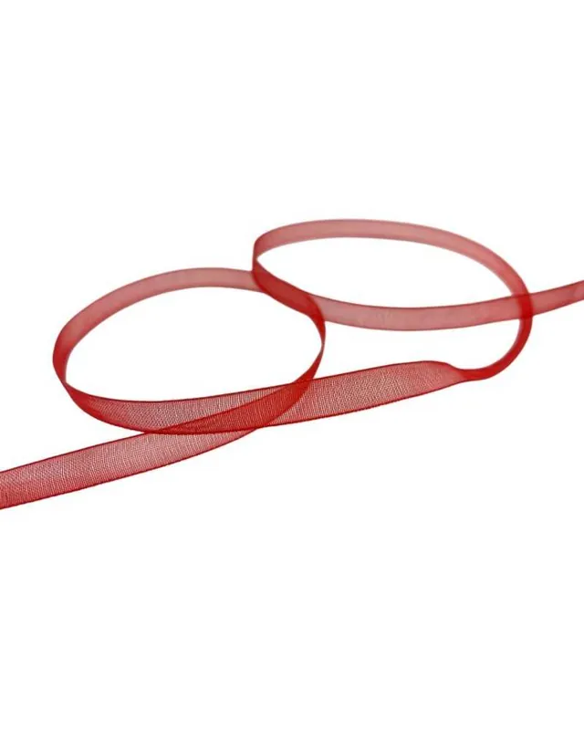 Nastro Velo Organza Lucido – Altezza 6 mm – Colori Assortiti – Prezzo per 2 Metri – Tessuto Italiano | Ordina oggi