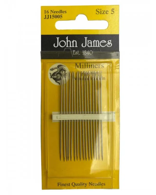 Risparmia di più | John James Aghi Milliners – Misura 5 Extra-Lunghi (51 mm, JJ15005) – Confezione da 16