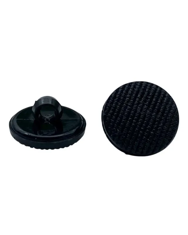 Prezzo di fabbrica | Bottoncino Lavorato Ø 18 mm – Linea 20 Zama Nero Bombato