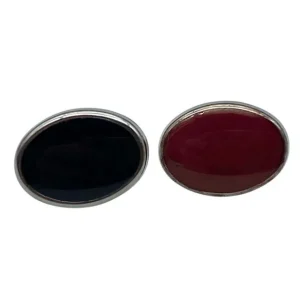2 Pz Bottone Ovale in Metallo Lucido 10 mm - Miglior prezzo