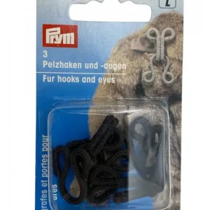 3 Coppie Uncinelli Grandi Rivestiti Marrone Scuro Maschio+Femmina 2,5x2 cm - Disponibile ora