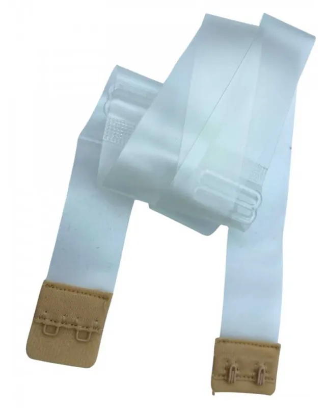 Estensione Trasparente Regolabile per Reggiseno Invisibile Rimovibile Anallergica 2x100 cm - Ordinabile online