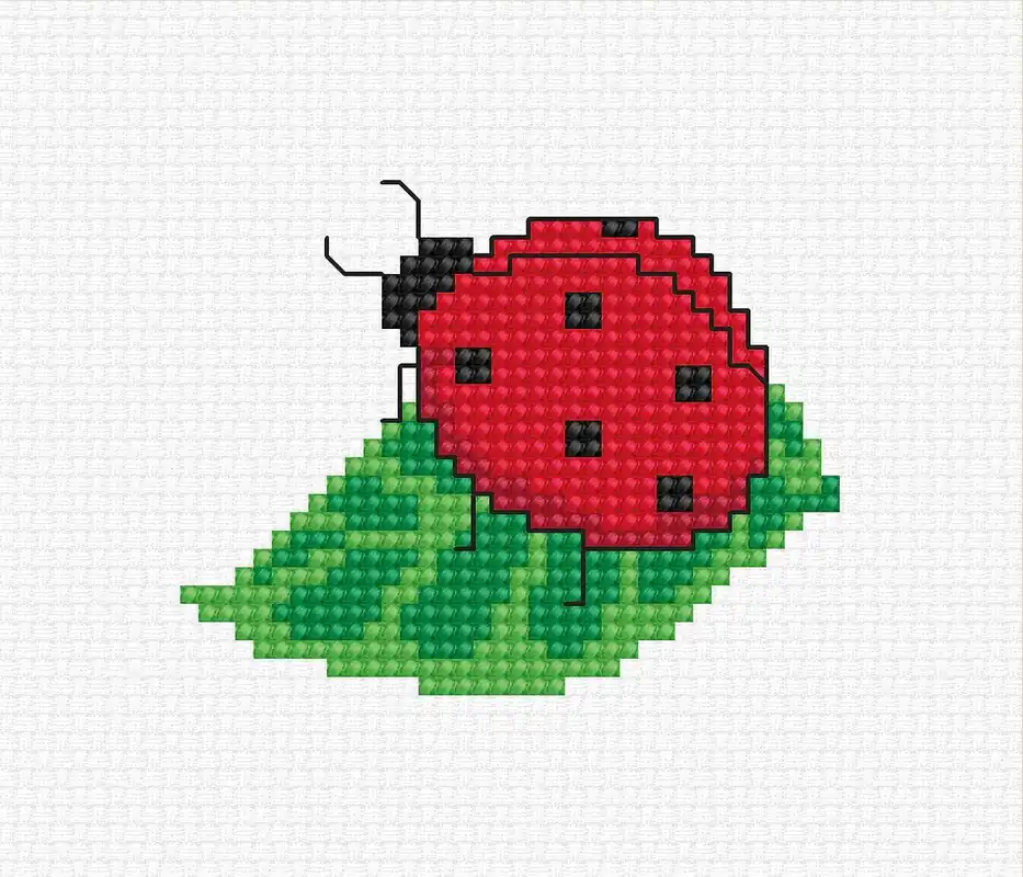 Diretto dalla fabbrica | Kit Punto Croce Luca-S - Coccinella, B1064