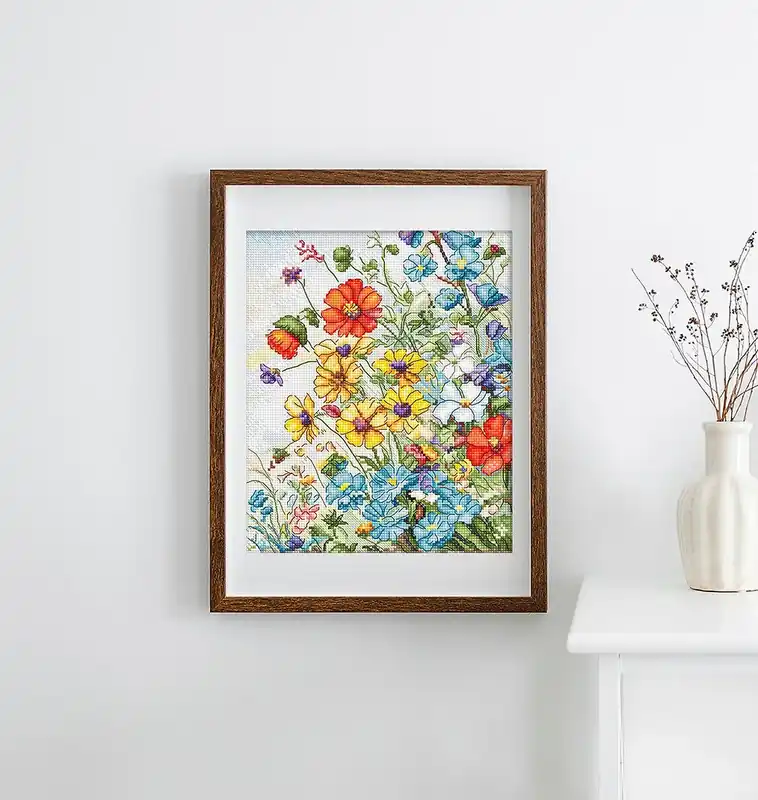 Kit punto croce LETISTITCH - Fiori selvatici/ Fleurs sauvages, L8091 | Nuovo arrivo