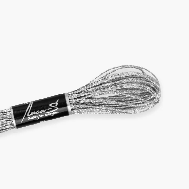 Direttamente dalla fabbrica | Filo da Ricamo Metallizzato Luca-S - Pure Silver
