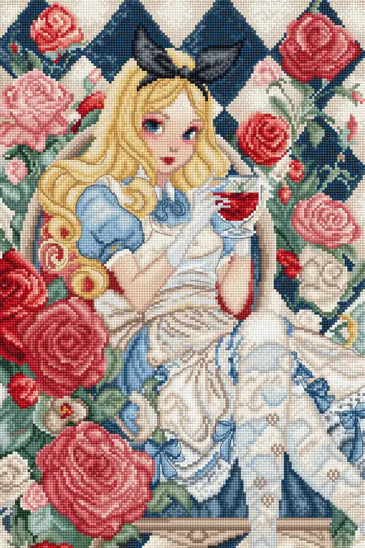 L9960 Uno sguardo al Paese delle Meraviglie - Kit Punto Croce Letistitch | Poche unità rimaste