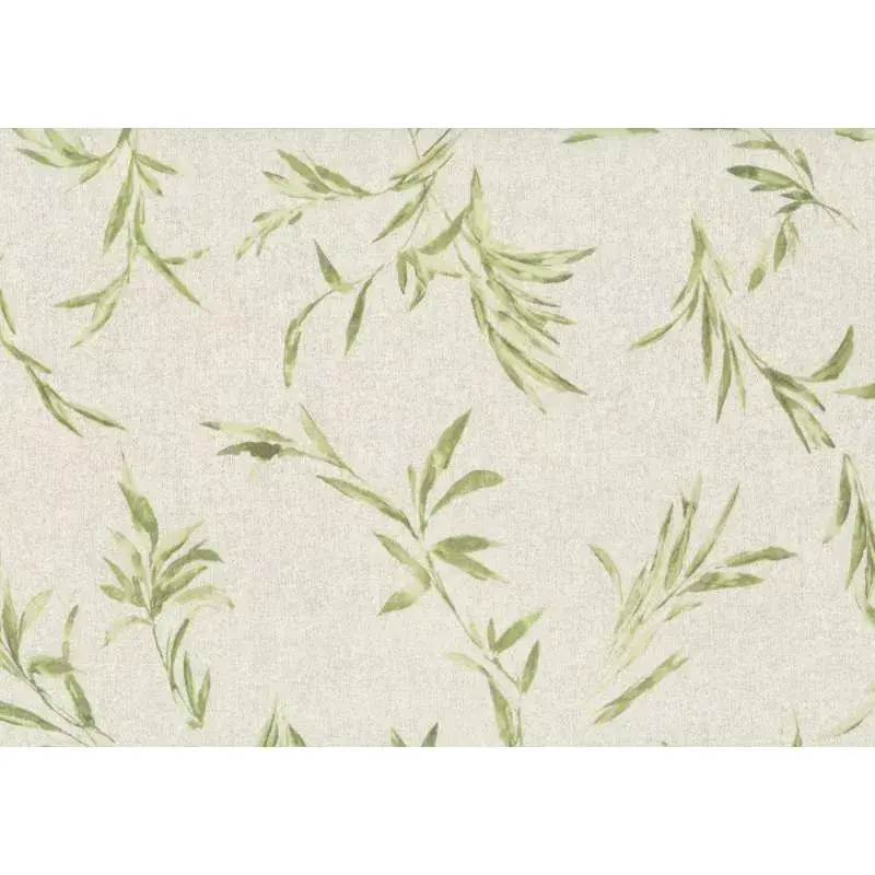 Diretto dal produttore - Lecien Centenary Collection 24th by Yoko Saito, Tessuto Beige con Foglie Verdi