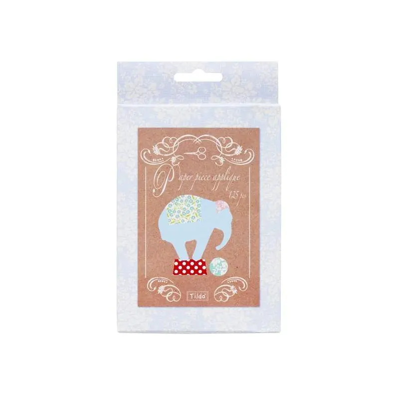 Tilda Paper Piecing - Elefantini per Applique, Circus | Fino a esaurimento scorte