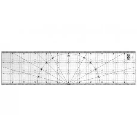 Righello Patchwork 15 x 60 cm - OLFA Antiscivolo e Frosted | Disponibile subito