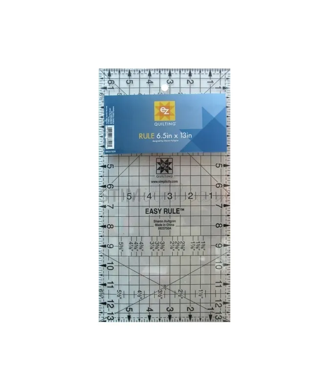 Ez Quilting EASY RULE - Righello Patchwork da 13 x 6,5 inch - Sconti