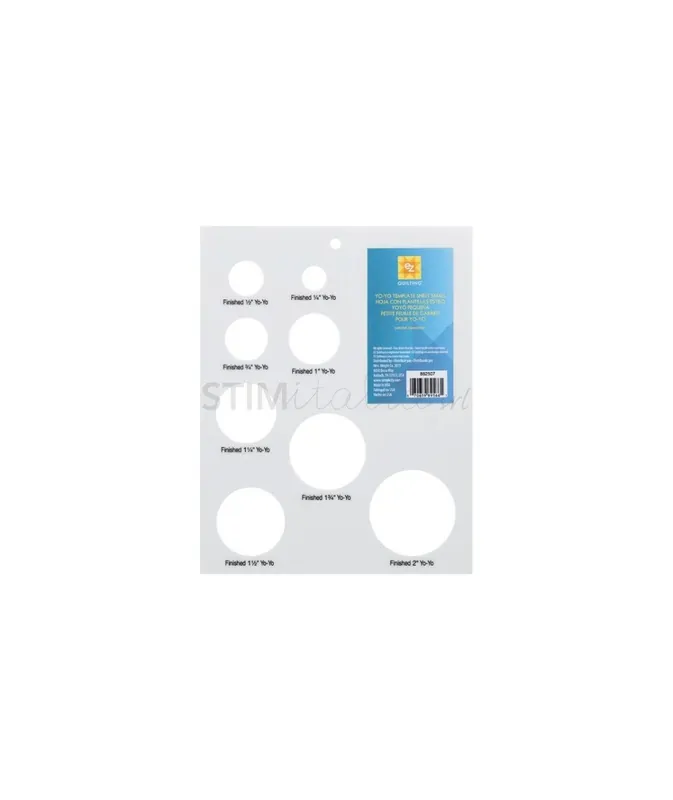 Affrettati | Ez Quilting YO-YO TEMPLATE SHEET SMALL