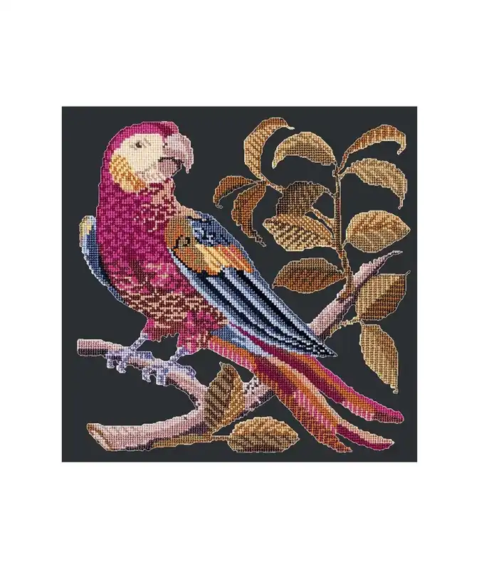 Solo per poco tempo - Elizabeth Bradley, Victorian Animals, PETE THE PARROT - 16x16 pollici
