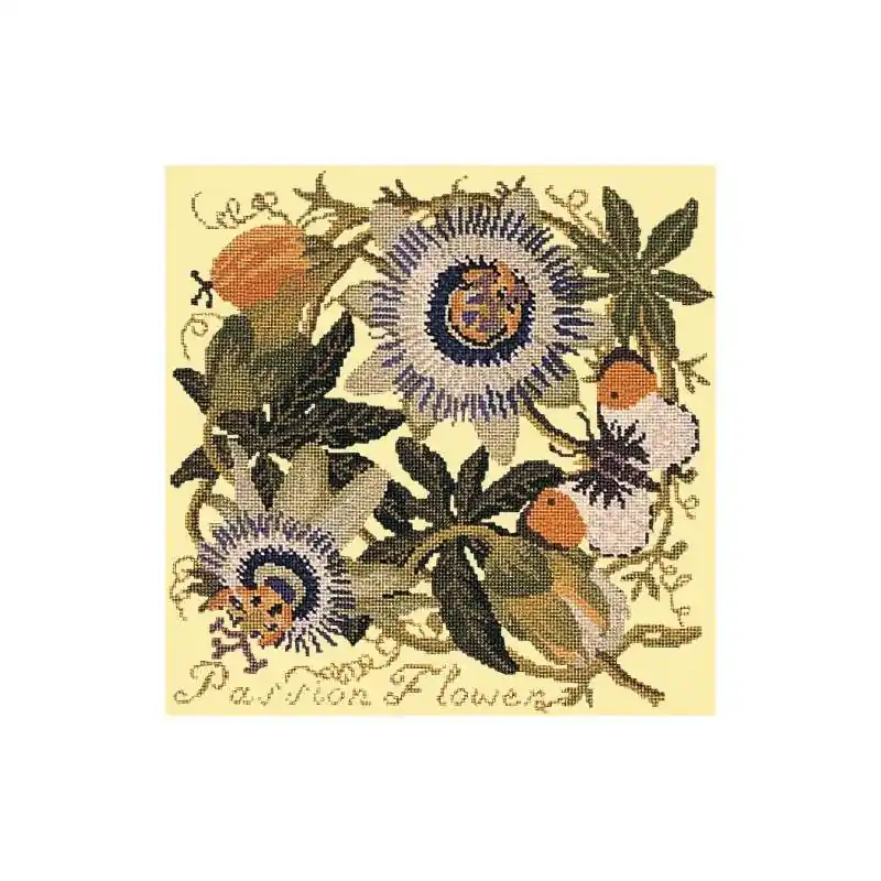 Acquista dal produttore - Elizabeth Bradley, Climbing Flower, PASSION FLOWER - 16x16 pollici
