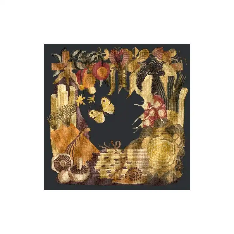 Elizabeth Bradley, Fruits of the Earth, VEGETABLES - 16x16 pollici - Pronto per la spedizione