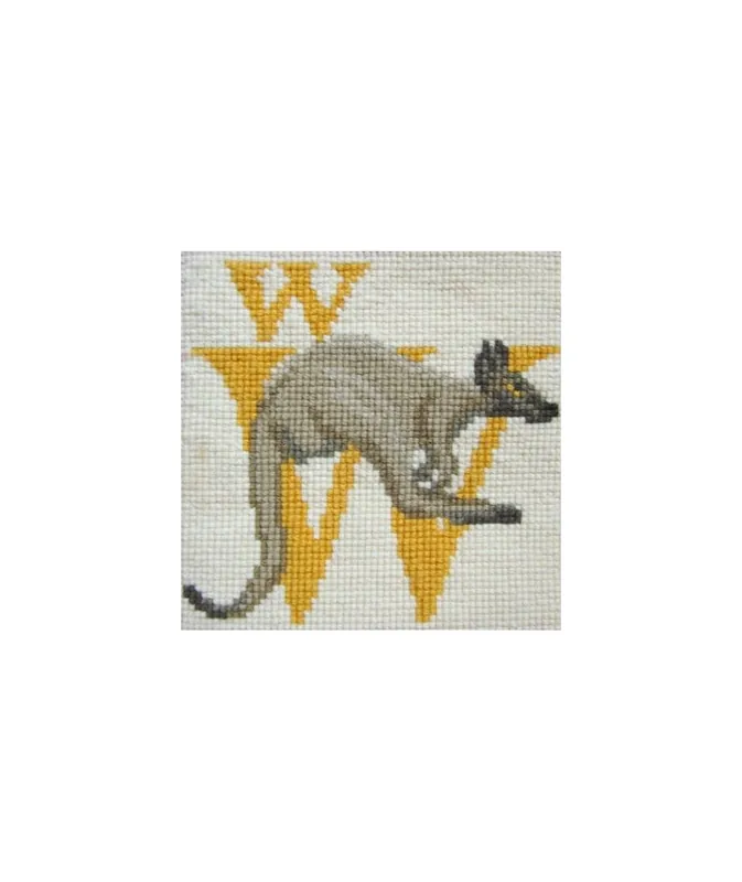 Ordina subito | Elizabeth Bradley, Animal Alphabet, W - WALLABY - 6x6 pollici