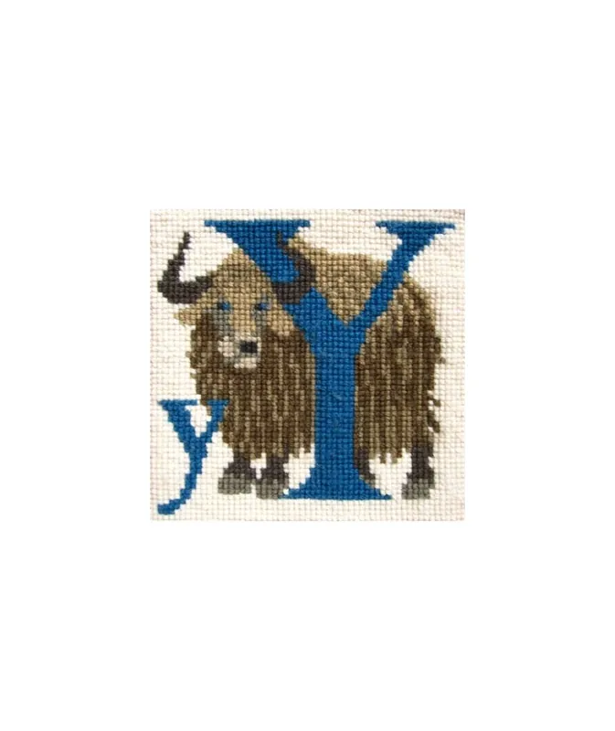 Prodotto di punta | Elizabeth Bradley, Animal Alphabet, Y - YAK - 6x6 pollici
