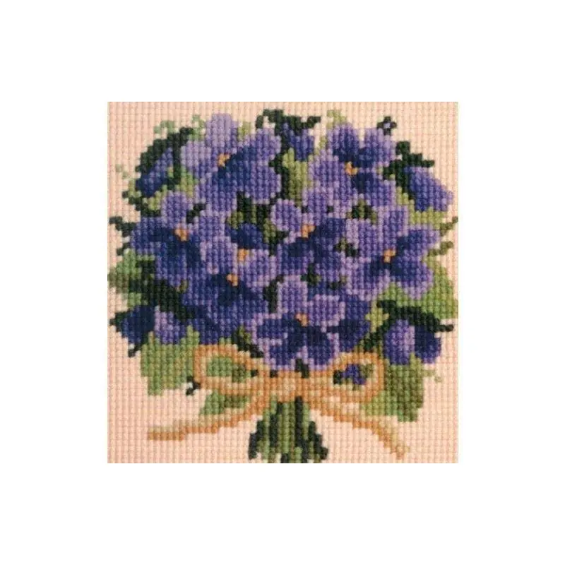 Elizabeth Bradley, Mini Kits, POSY OF VIOLETS - 6x6 pollici | Acquisto sicuro