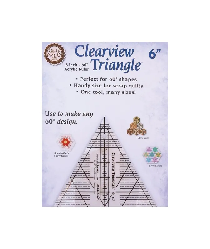 Ordina oggi - Clearview Triangle 6 inch - 60° Squadra in Acrilico