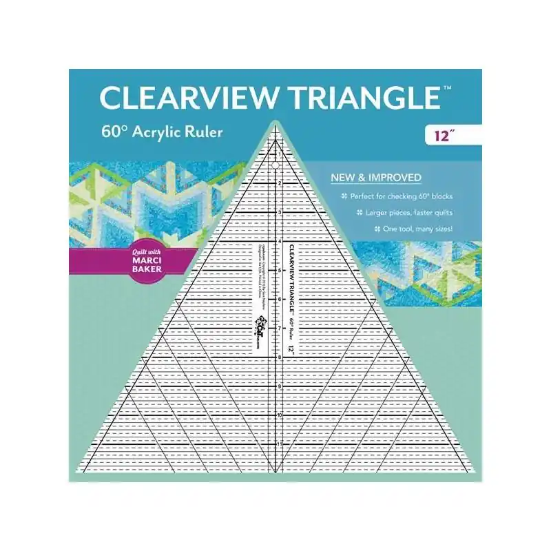 Più venduto | Clearview Triangle 12 inch - 60° Squadra in Acrilico
