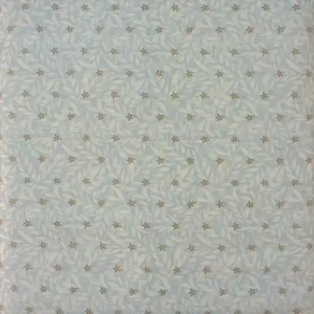 Moda Fabrics Country Orchard, Tessuto Azzurro con Foglie | Spedizione veloce