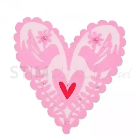 Sizzix, Thinlits Die From My Heart by Emily Atherton - Grande offerta