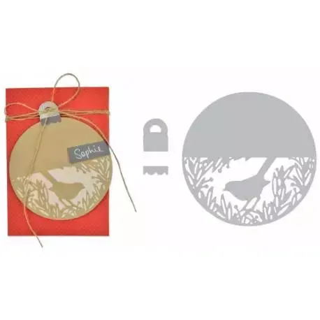 Sconto speciale | Sizzix, Thinlits Die Set 3PK - Festive Bird by Sophie Guilar