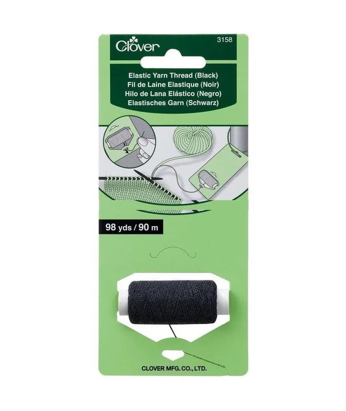 Scelto dai clienti - Clover, Filo Elastico Nero
