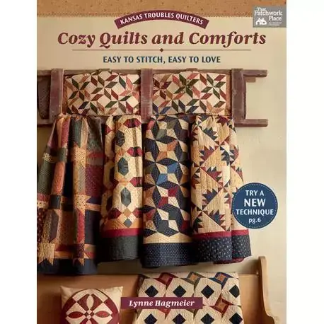 Kansas Troubles Quilters Cozy Quilts and Comforts - Easy to Stitch, Easy to Love by Lynne Hagmeier - Martingale | Prodotto di punta