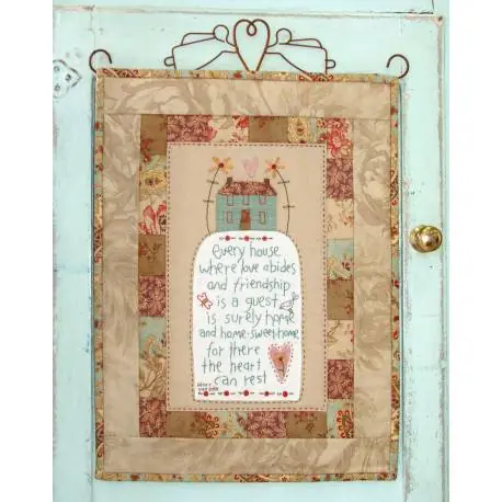 Home Sweet Home - Cartamodello Quilt di Natalie Bird, The BirdHouse - Tra i preferiti