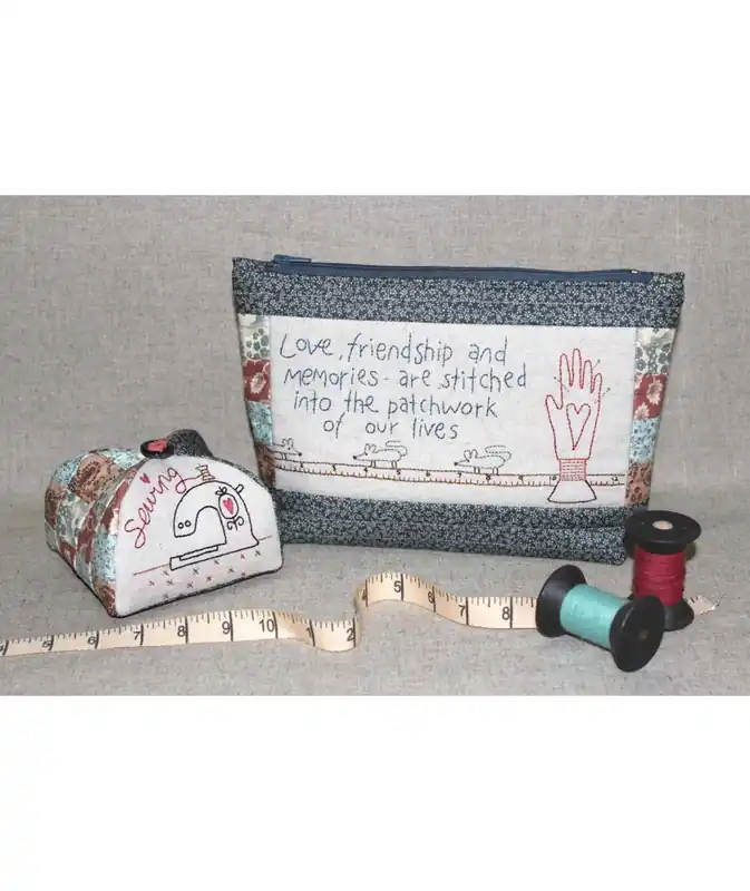 Buon prezzo - Love & Friendship - Cartamodello Borsa con Zip e Puntaspilli, The BirdHouse by Natalie Bird