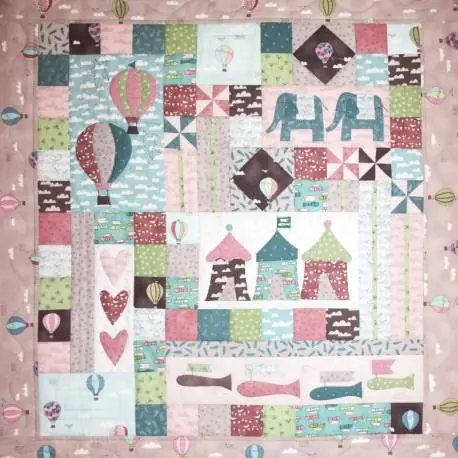 Sweet Dreams - Piccola Trapunta per Bambini 30x32 pollici, The BirdHouse by Natalie Bird | Ora disponibile