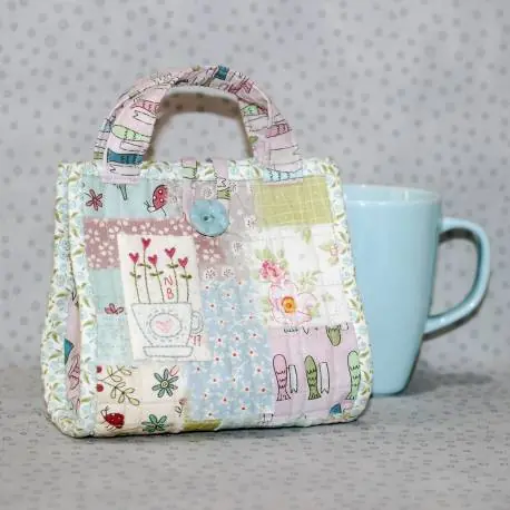 Love a Cuppa - Cartamodello Borsetta per Mug, The BirdHouse by Natalie Bird - Pronto per la spedizione