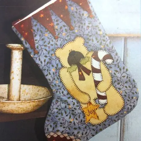 Teddy Stocking - Cartamodello Calza di Natale, The BirdHouse by Natalie Bird | Approfitta dell'offerta